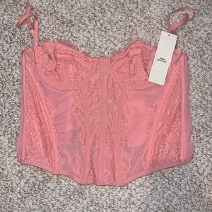 NWT Urban Outfitters Pink corset top